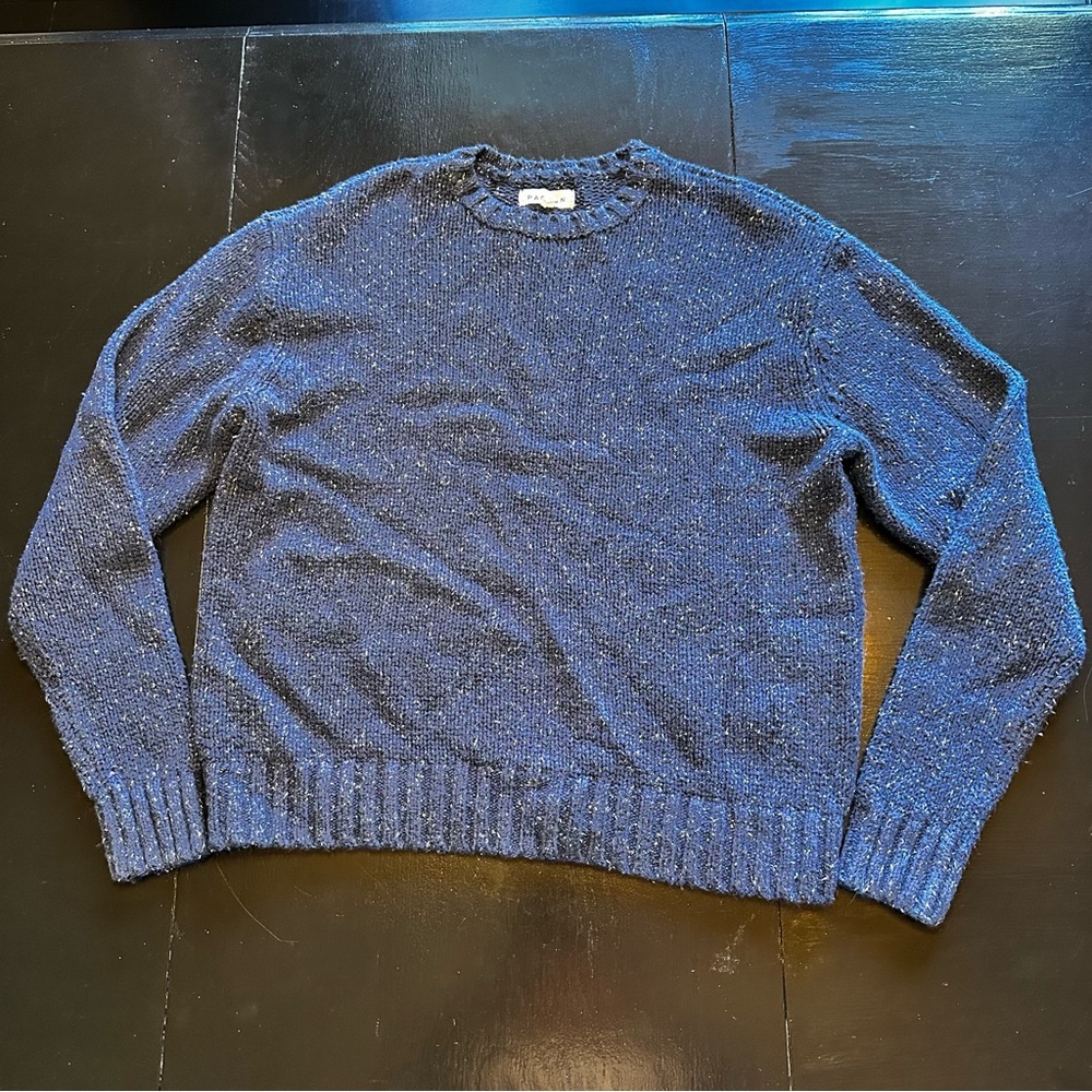 Pacsun Medium Blue Crewneck Specked Pattern Warm Men’s